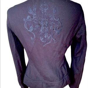 Betty Barclay Rhinestone Zippie